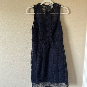 Blue lace H&M dress
